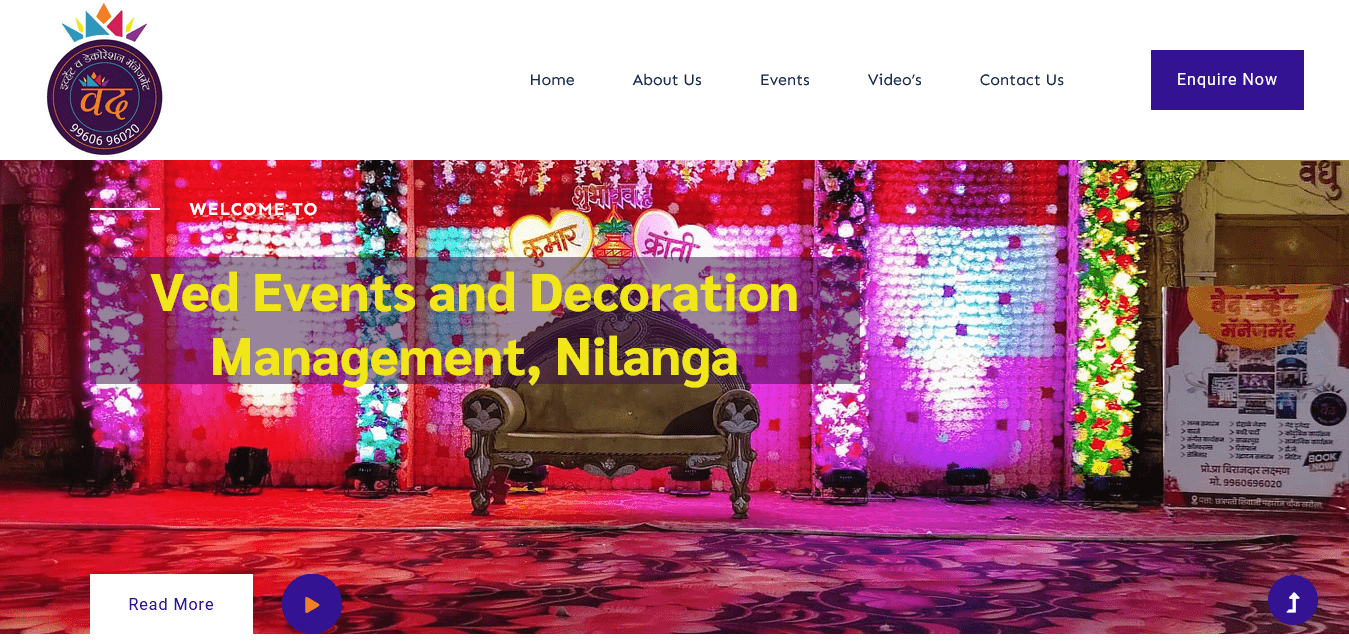 Ved events & decoration management, Nilanga